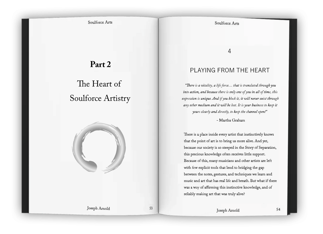 Spread from The Heart of Soulforce Artistry